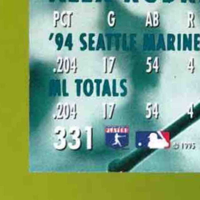 1995 Fleer Ultra Alex Rodriguez #331 Seattle Mariners - Sports Cards