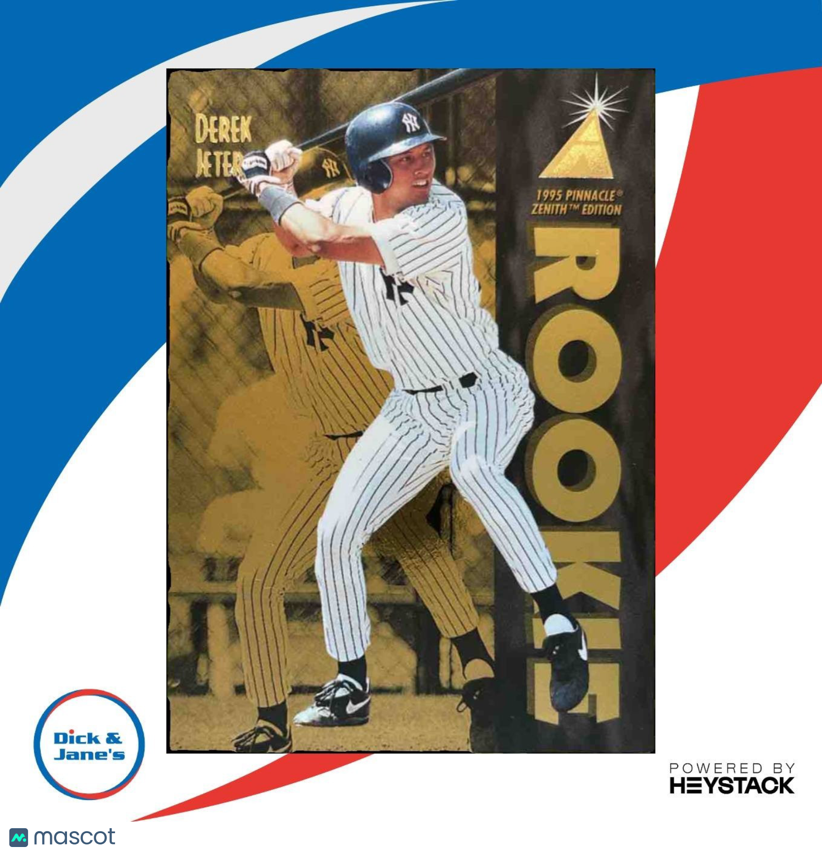 1995 Pinnacle Zenith Derek Jeter #134 RC New York Yankees - Sports Cards