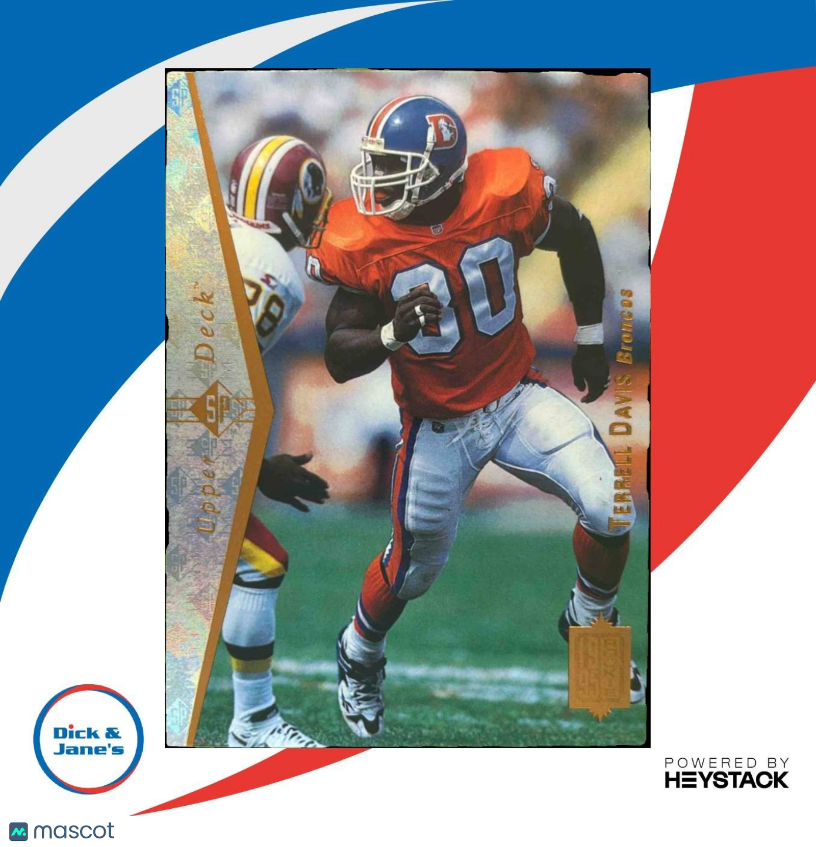 1995 SP Terrell Davis #130 RC Denver Broncos - Sports Cards