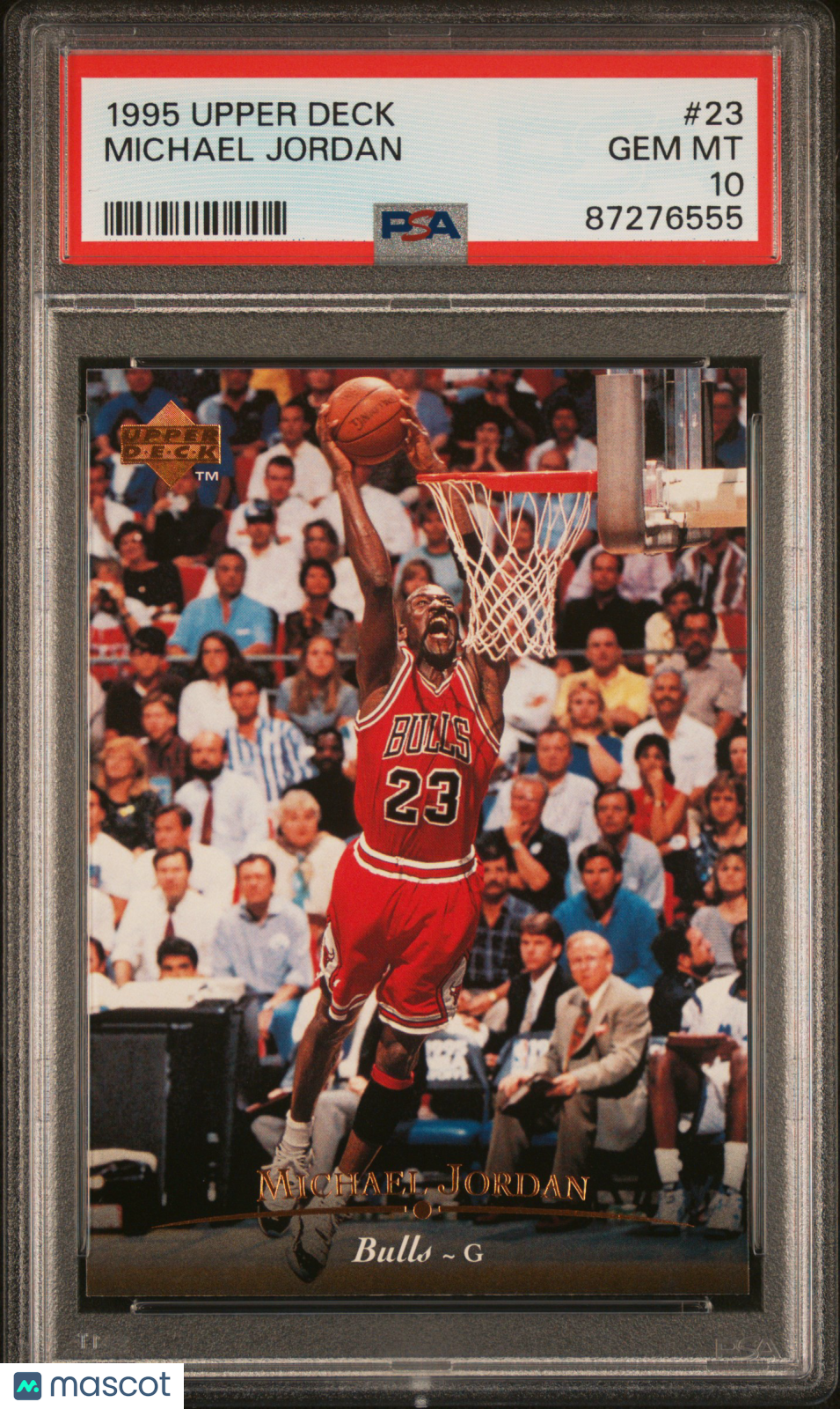 1995 Upper Deck Michael Jordan #23 PSA 10 GEM MINT Chicago Bulls Dunking - Graded Sports Cards
