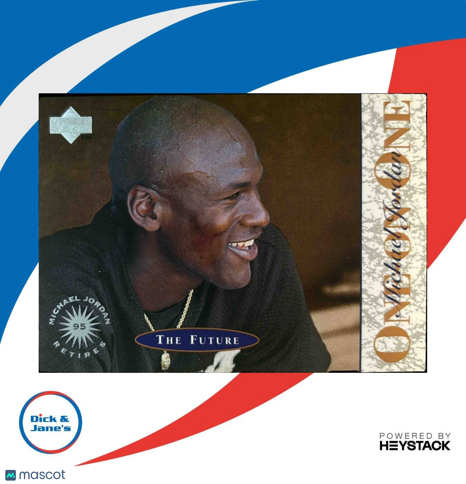 1995 Upper Deck Minor League Michael Jordan One On #10 - Sports Cards