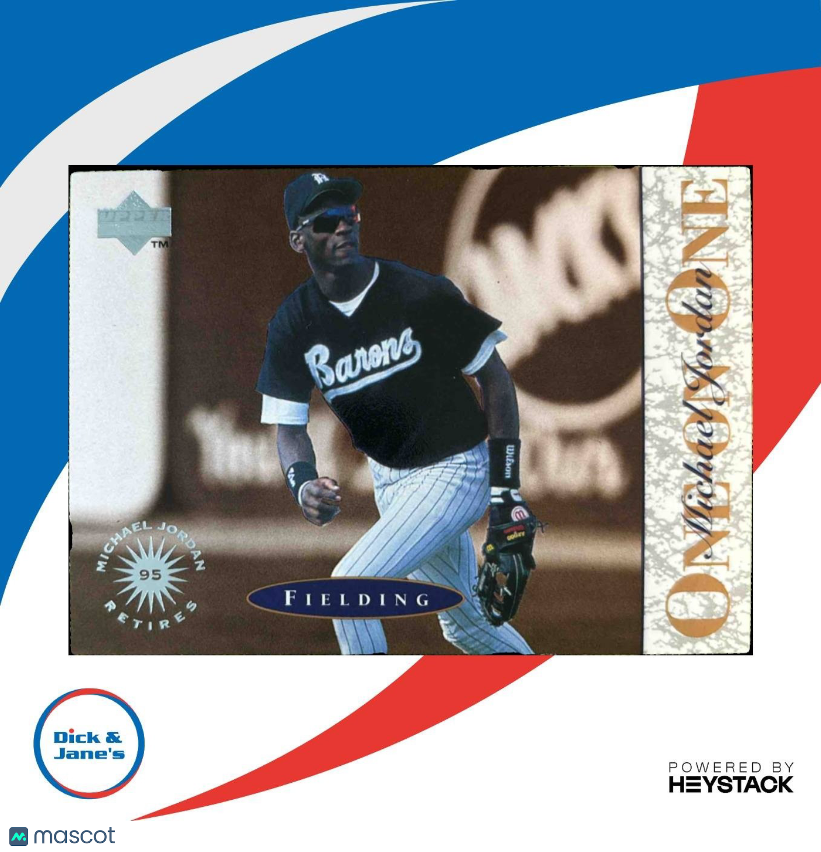 1995 Upper Deck Minor League Michael Jordan One On #2 - Sports Cards