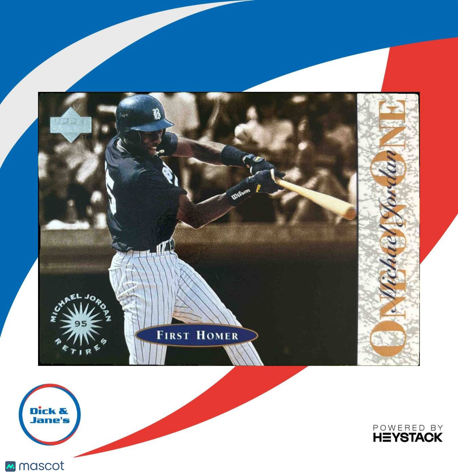 1995 Upper Deck Minor League Michael Jordan One On #8 - Sports Cards