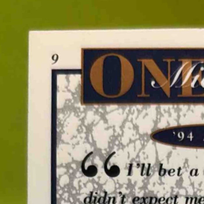 1995 Upper Deck Minor League Michael Jordan One On #9 - Sports Cards