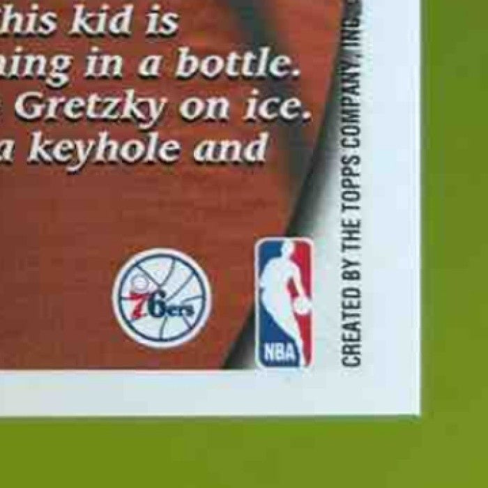 1996-97 Topps Allen Iverson #171 RC 76ers - Sports Cards