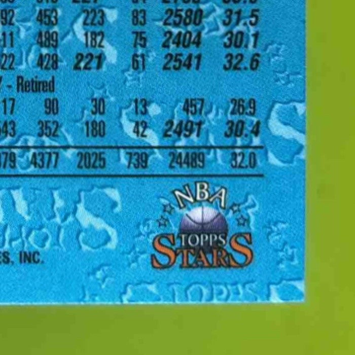 1996-97 Topps Stars Michael Jordan #24 Chicago Bulls - Sports Cards