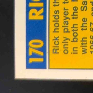 1996-97 Topps Stars Rick Barry Reprint Auto 971-72 Topps 170 Clean Signature - Sports Cards