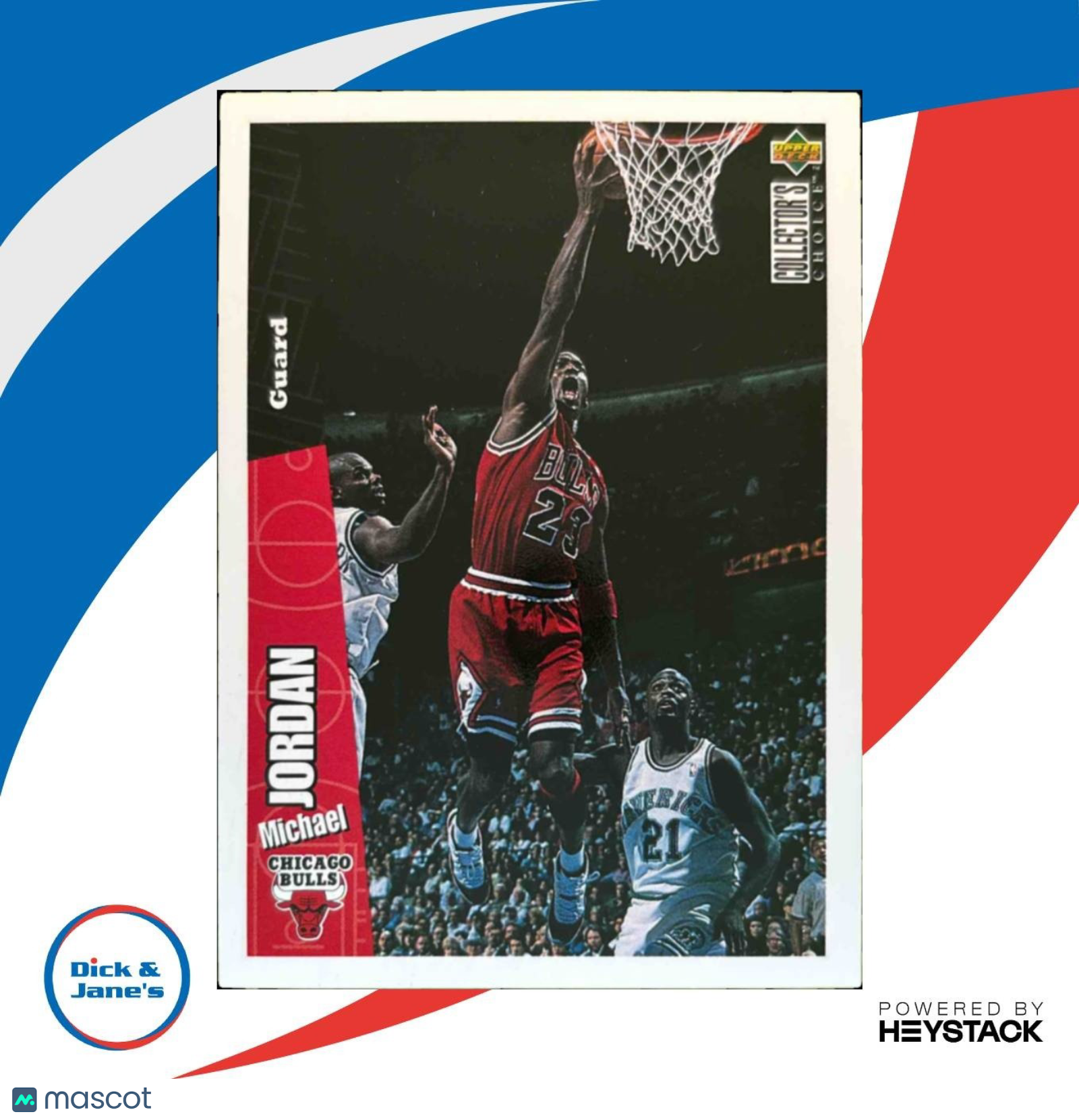 1996-97 Upper Deck Collector’s Choice Michael Jordan #23 Chicago Bulls - Sports Cards