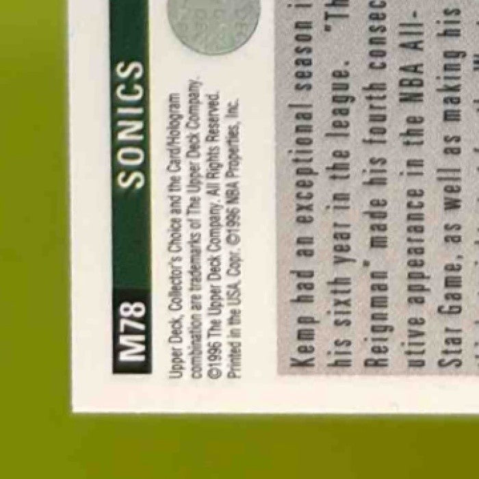 1996-97 Upper Deck Michael Jordan Anfernee Hardaway Shawn Kemp Mini Cards Panels - Sports Cards