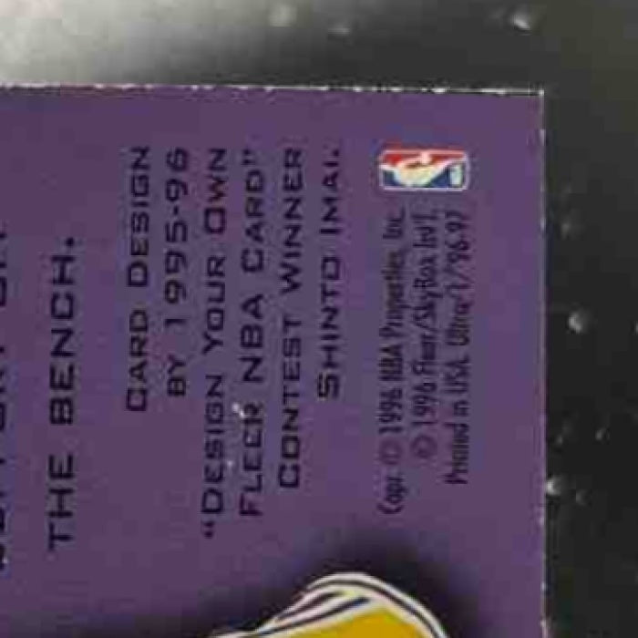 1996 Fleer Ultra Kobe Bryant Fresh Faces #3 RC Los Angeles Lakers - Sports Cards