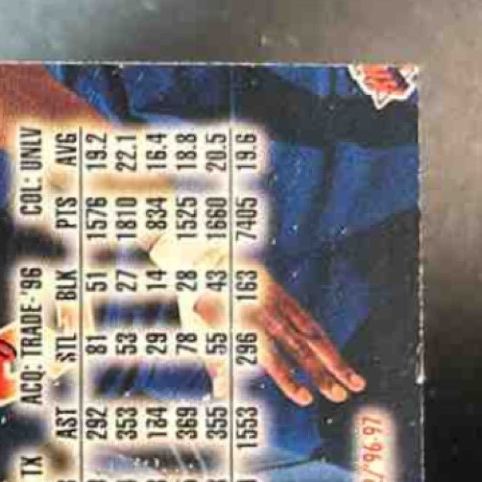 1996 Fleer Ultra Larry Johnson Platinum Medallion #221 New York Knicks - Sports Cards