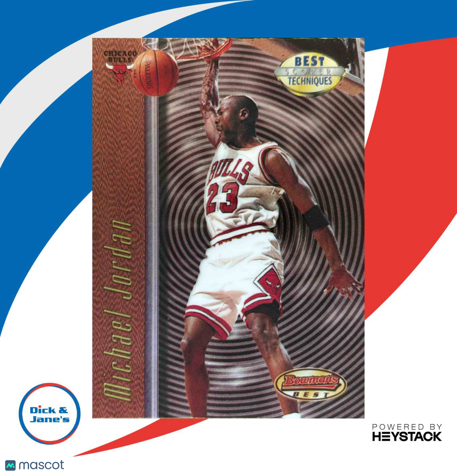 1997-98 Bowman’s Best Michael Jordan Techniques #T2 Chicago Bulls - Sports Cards
