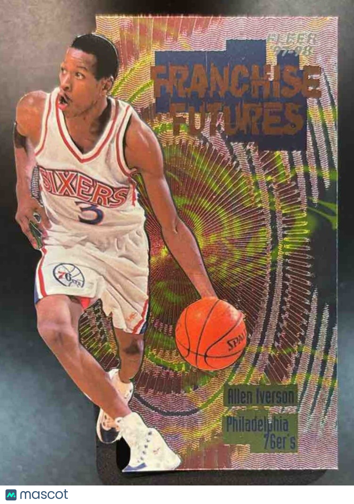 1997-98 Fleer Allen Iverson Franchise Futures #7 Philadelphia 76ers - Sports Cards