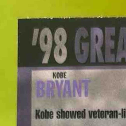 1997-98 Fleer Ultra Kobe Bryant #252 Los Angeles Lakers - Sports Cards