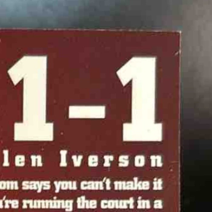 1997-98 Hoops Allen Iverson #N8 911 Philadelphia 76ers - Sports Cards