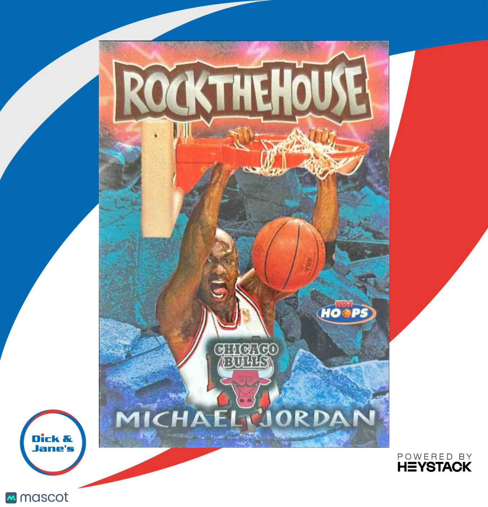 1997-98 Hoops Michael Jordan Rock the House #6 RTH Chicago Bulls - Sports Cards