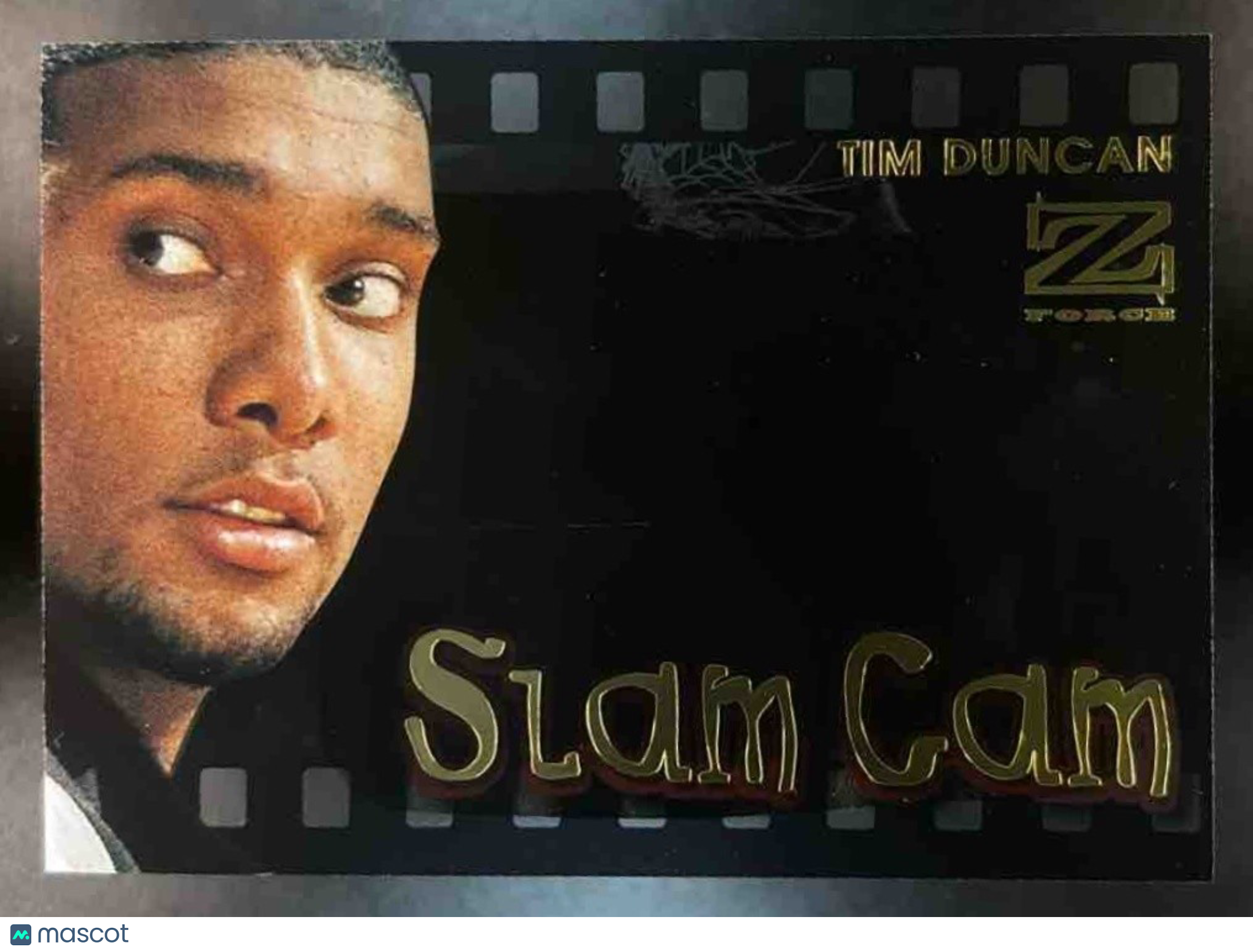 1997-98 Skybox Z-Force Tim Duncan Slam Cam #3 SC RC San Antonio Spurs - Sports Cards