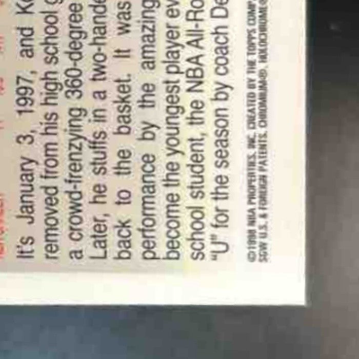 1997-98 Topps Chrome Kobe Bryant #171 Los Angeles Lakers - Sports Cards