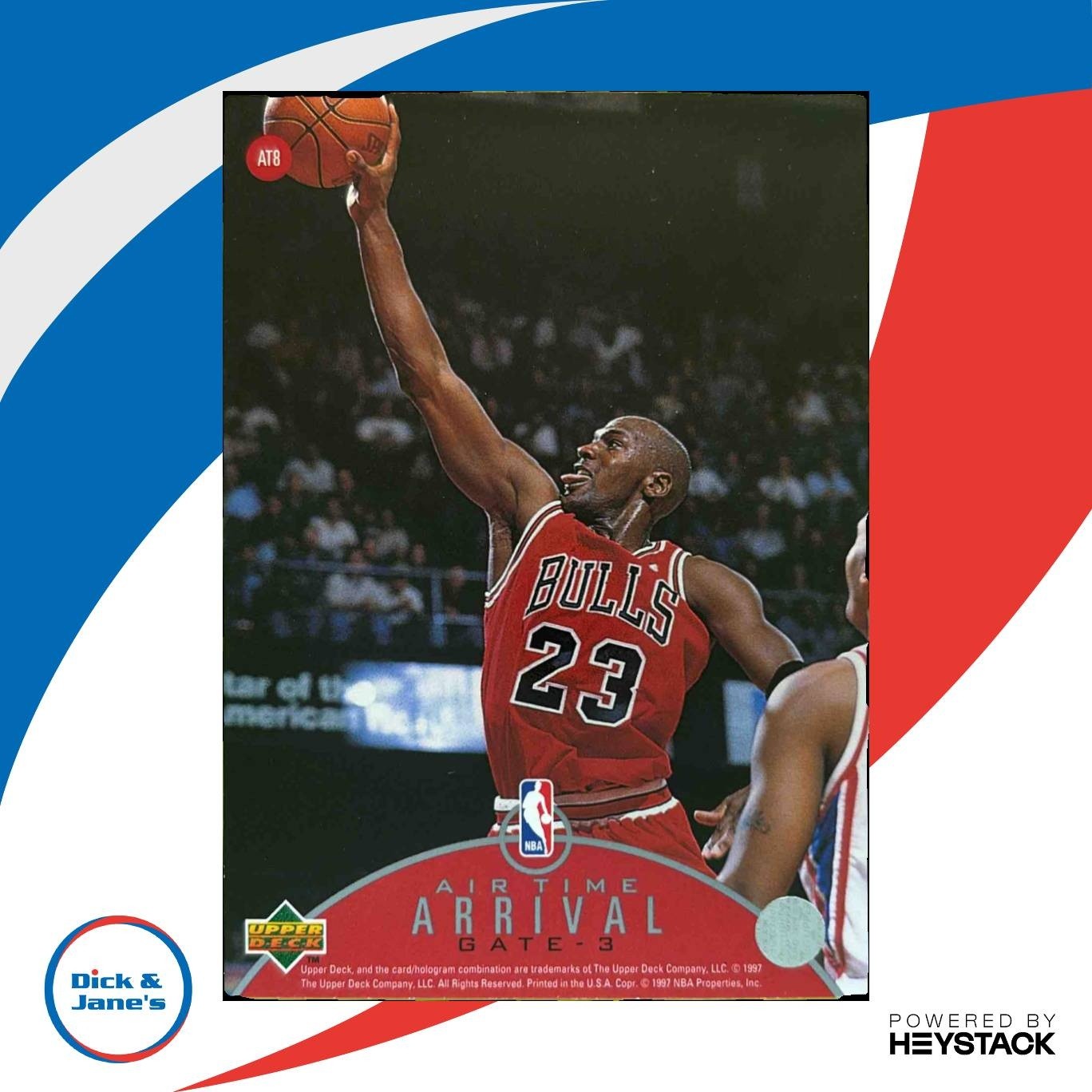 1997-98 Upper Deck Michael Jordan Air Time #AT8 Chicago Bulls - Sports Cards