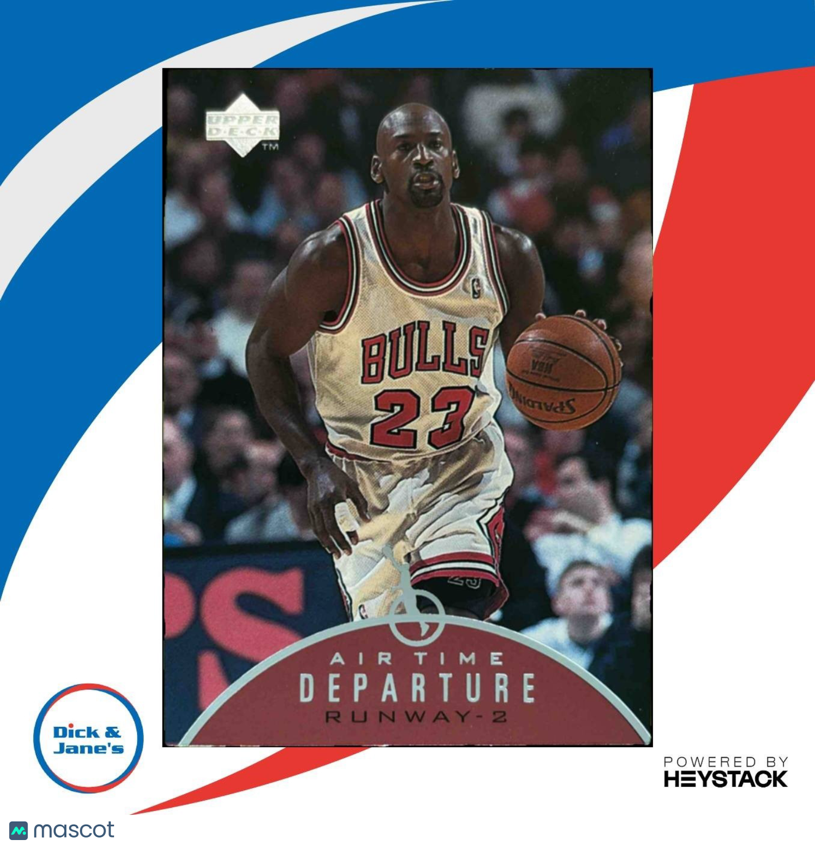 1997-98 Upper Deck Michael Jordan Air Time #AT8 Chicago Bulls - Sports Cards