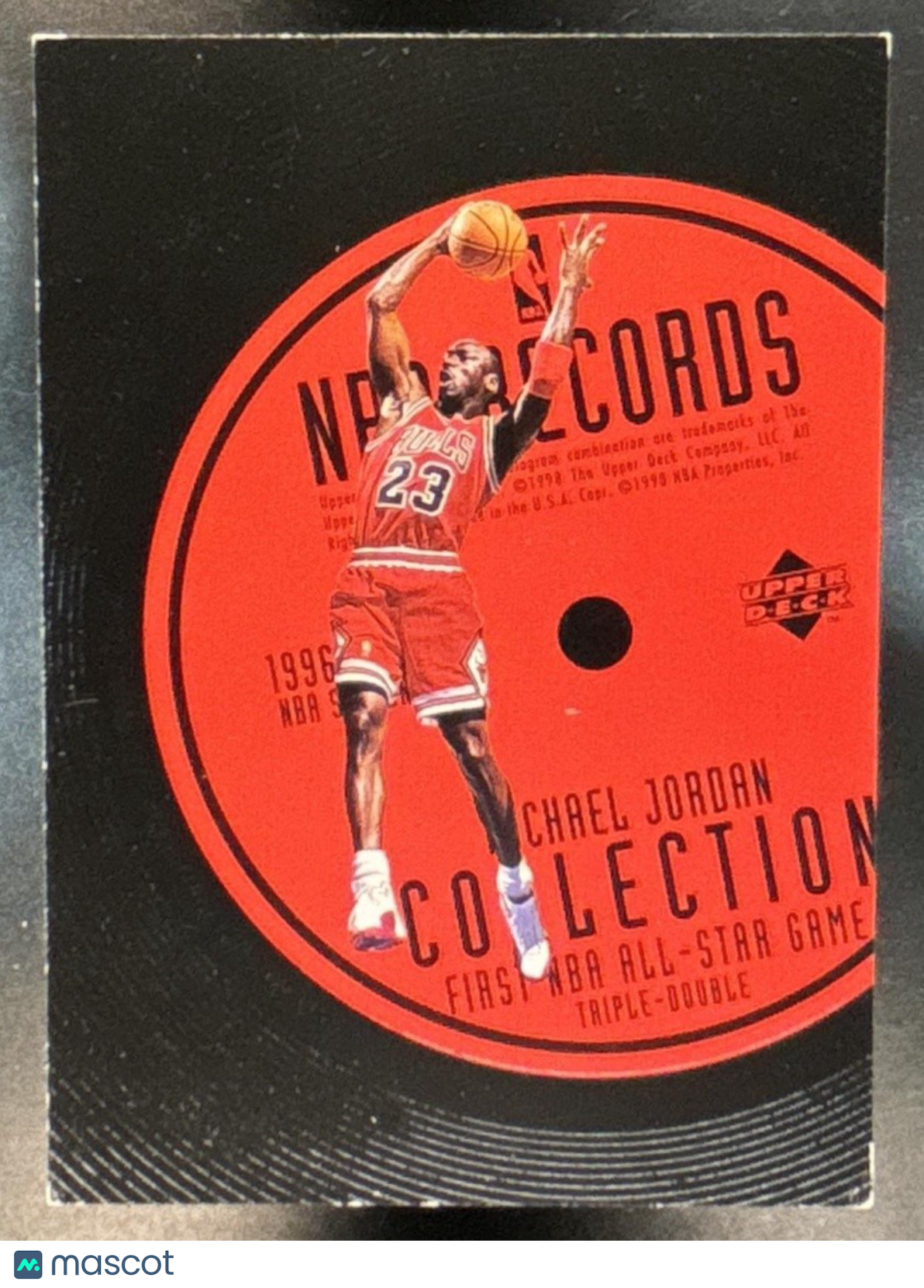 1997-98 Upper Deck Michael Jordan NBA Records Collection RC30 Chicago Bulls VGEX - Sports Cards