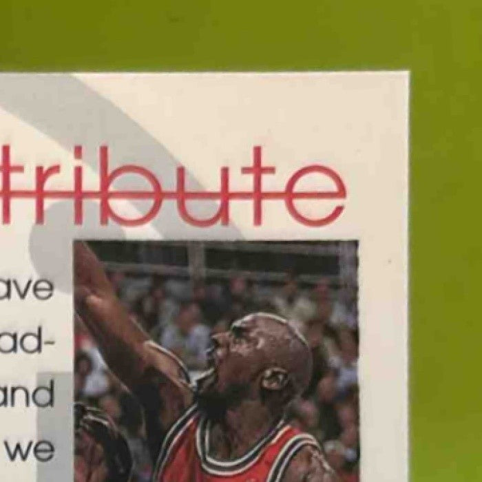 1997-98 Upper Deck Michael Jordan Tribute #MJ62 Chicago Bulls - Sports Cards