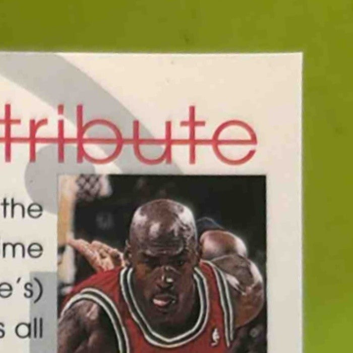 1997-98 Upper Deck Michael Jordan Tribute #MJ63 Chicago Bulls - Sports Cards