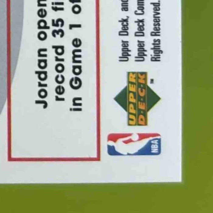 1997-98 Upper Deck Michael Jordan Tribute #MJ65 Chicago Bulls - Sports Cards