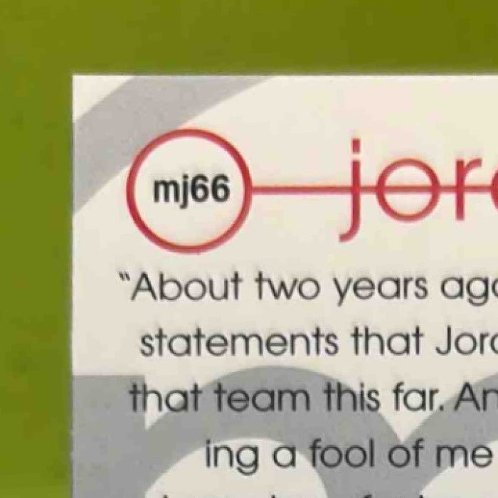 1997-98 Upper Deck Michael Jordan Tribute #MJ66 Chicago Bulls - Sports Cards