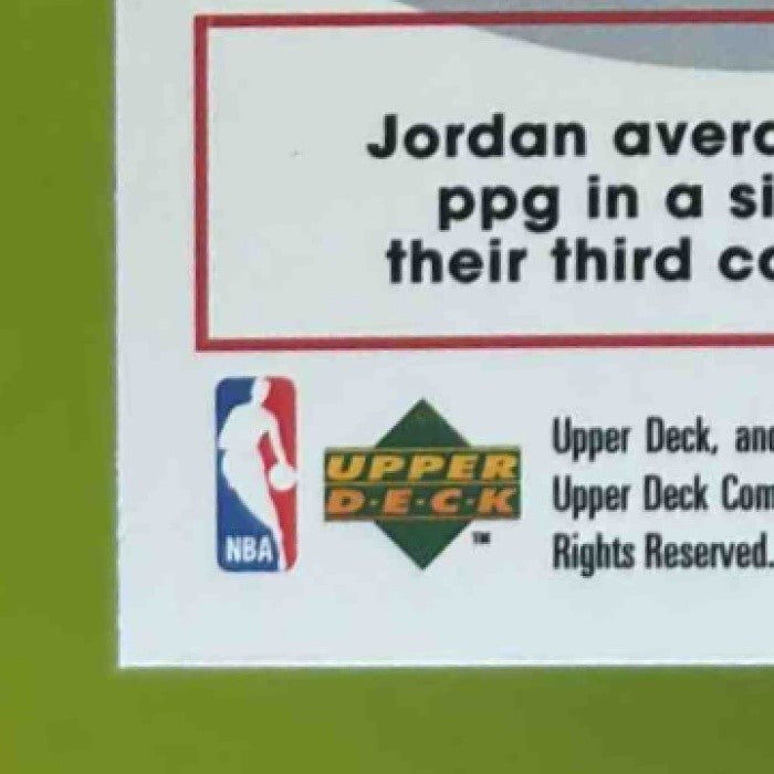 1997-98 Upper Deck Michael Jordan Tribute #MJ66 Chicago Bulls - Sports Cards