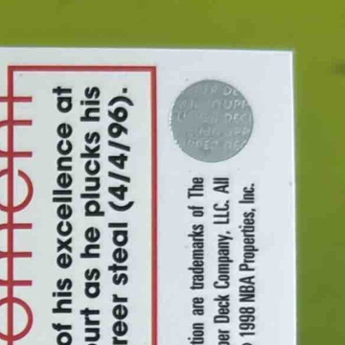 1997-98 Upper Deck Michael Jordan Tribute #MJ70 Chicago Bulls - Sports Cards