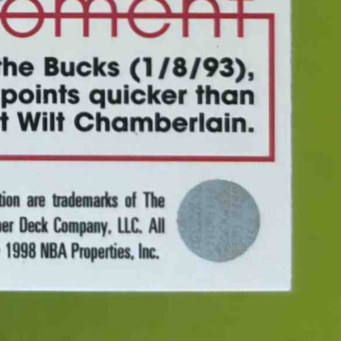 1997-98 Upper Deck Michael Jordan Tribute #MJ71 Chicago Bulls - Sports Cards