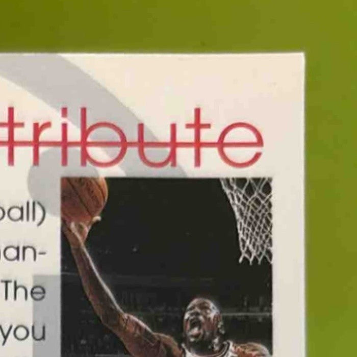 1997-98 Upper Deck Michael Jordan Tribute #MJ73 Chicago Bulls - Sports Cards