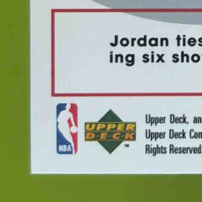 1997-98 Upper Deck Michael Jordan Tribute #MJ73 Chicago Bulls - Sports Cards