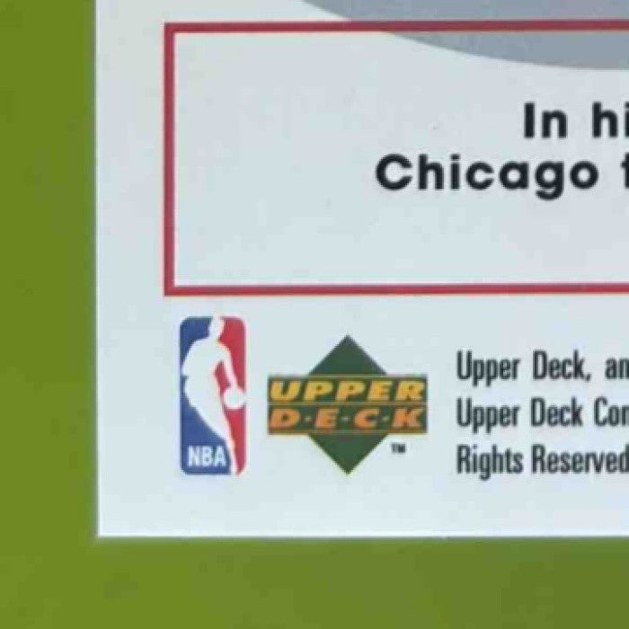 1997-98 Upper Deck Michael Jordan Tribute #MJ74 Chicago Bulls - Sports Cards