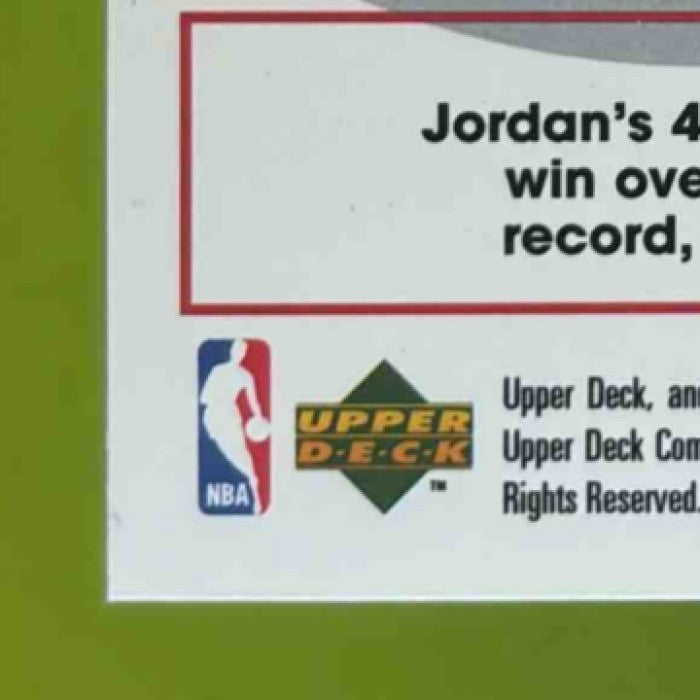 1997-98 Upper Deck Michael Jordan Tribute #MJ76 Chicago Bulls - Sports Cards