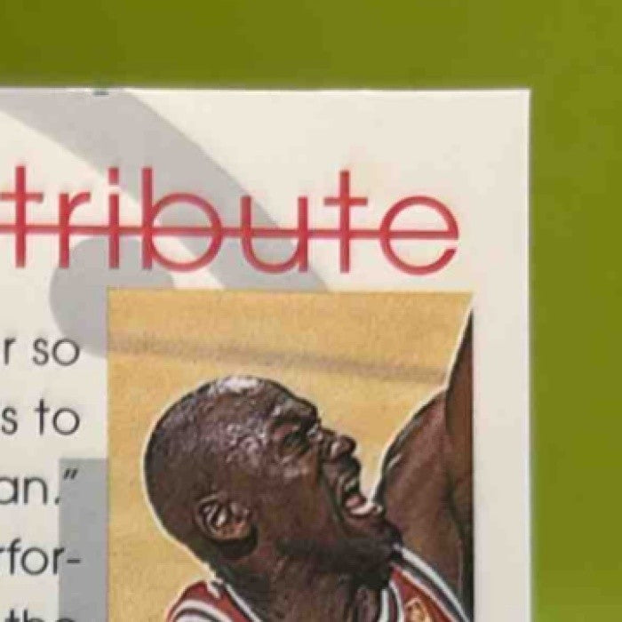1997-98 Upper Deck Michael Jordan Tribute #MJ77 Chicago Bulls - Sports Cards