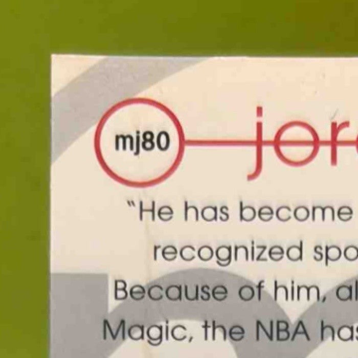 1997-98 Upper Deck Michael Jordan Tribute #MJ80 Chicago Bulls - Sports Cards