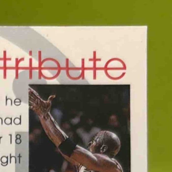 1997-98 Upper Deck Michael Jordan Tribute #MJ85 Chicago Bulls - Sports Cards