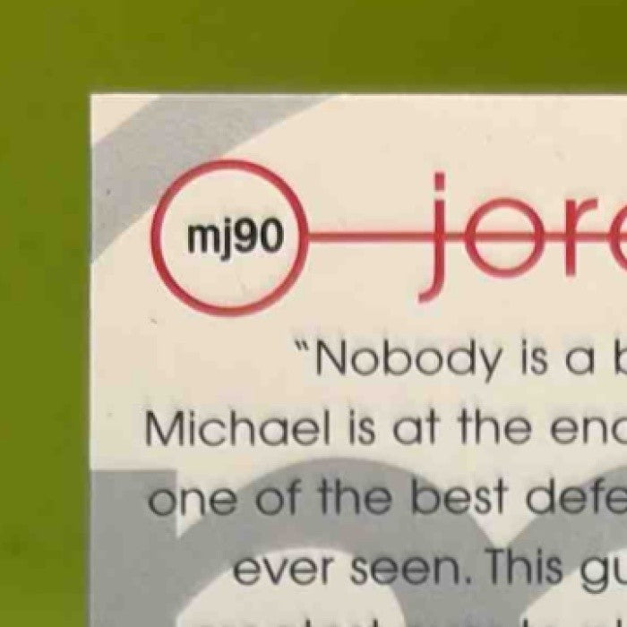 1997-98 Upper Deck Michael Jordan Tribute #MJ90 Chicago Bulls - Sports Cards