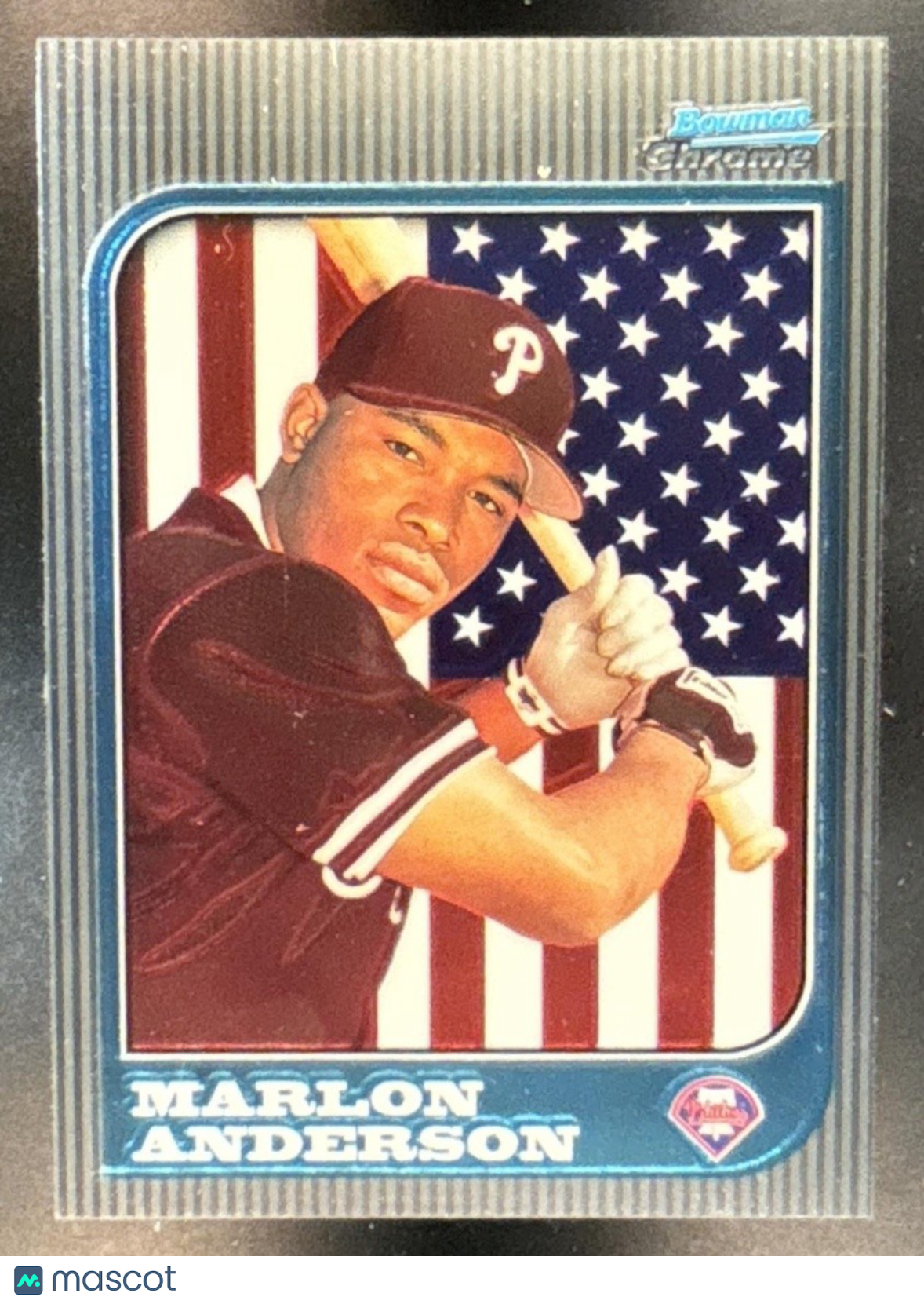 1997 Bowman Chrome Marlon Anderson #210 Philadelphia Phillies - Sports Cards