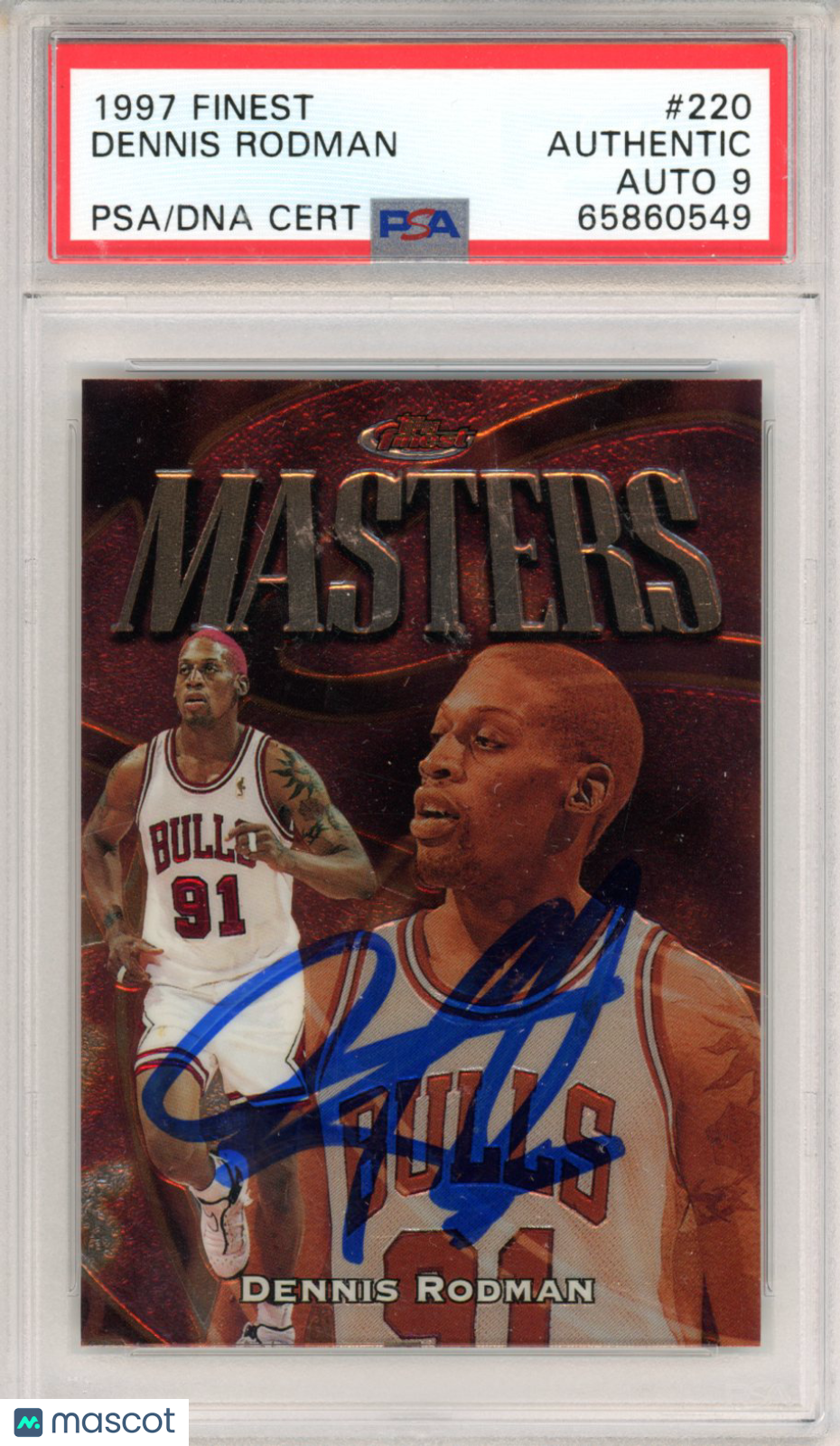 1997 Finest Dennis Rodman #220 PSA - Graded Sports Cards
