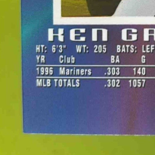 1997 Skybox E-X2000 Ken Griffey Jr. #40 Seattle Mariners - Sports Cards