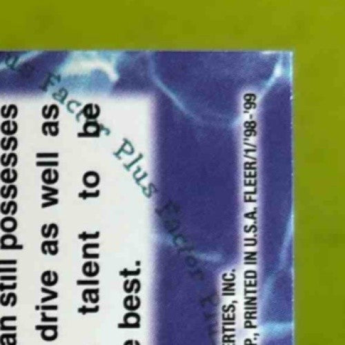 1998-99 Fleer Tradition Michael Jordan #142 Chicago Bulls - Sports Cards