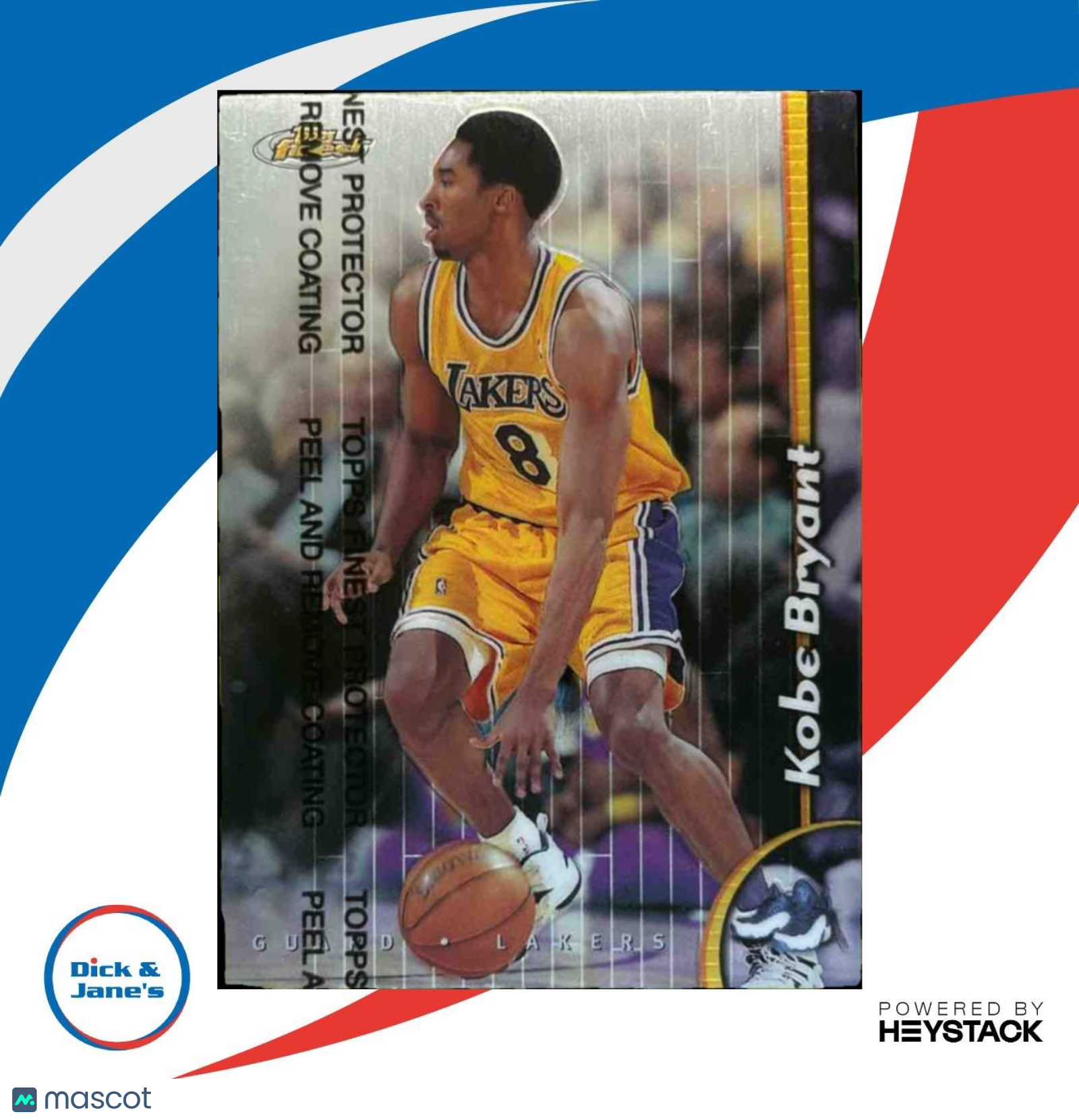 1998-99 Topps Finest Kobe Bryant #175 Los Angeles Lakers - Sports Cards