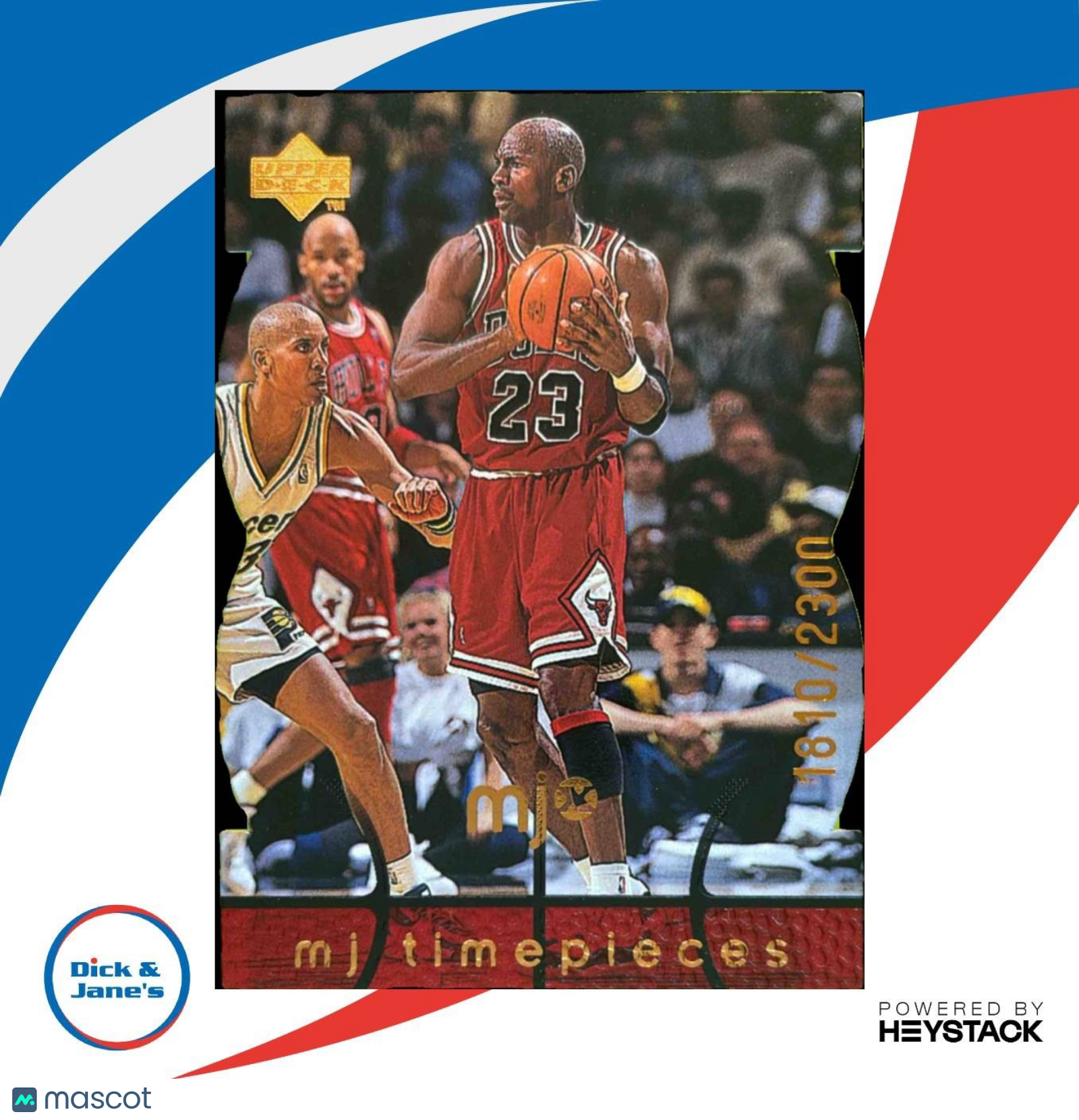 1998-99 Upper Deck MJx Michael Jordan Timepieces Red /2300 #105 Chicago Bulls - Sports Cards