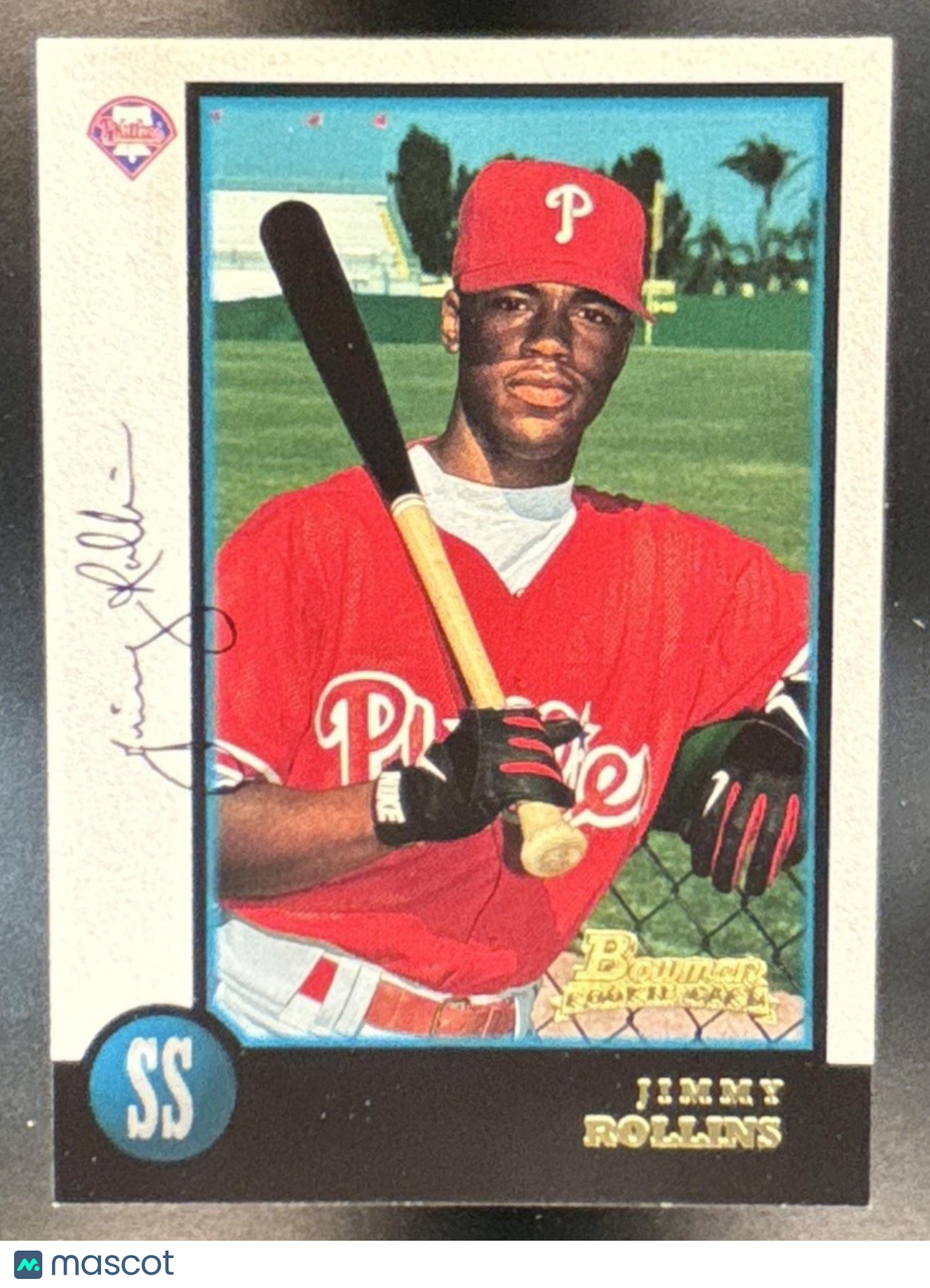 1998 Bowman Jimmy Rollins #181 RC Philadelphia Phillies - Sports Cards