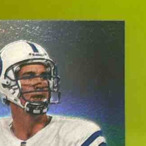 1998 Fleer Flair Showcase Peyton Manning Row 3 #3 Rookie Indianapolis Colts - Sports Cards