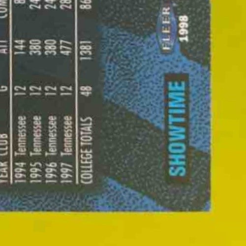 1998 Fleer Flair Showcase Peyton Manning Row 3 #3 Rookie Indianapolis Colts - Sports Cards