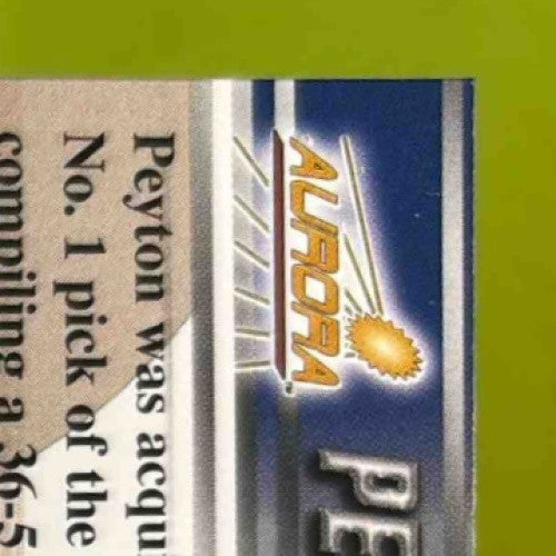 1998 Pacific Aurora Peyton Manning #71 RC Indianapolis Colts - Sports Cards